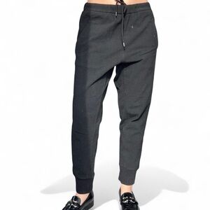 James Perse Black Jogger Pants Pull On Drawstring size 2 small